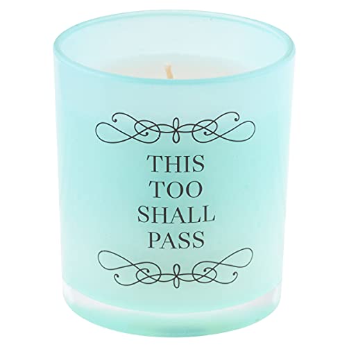 Karma Gifts, Candle, Tropical Breeze, This Too Shall Pass Blue