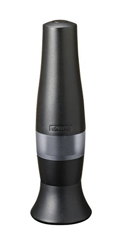 Kyocera CME-50-BK Advanced Salt & pepper Mill, Fast and Quiet, Battery Operated, Adjustable Coarseness, Ceramic Burr Grinder, One Size, Black