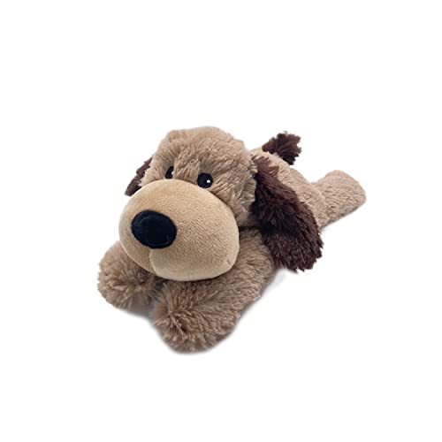 Intelex Brown Dog Junior - Warmies Cozy Plush Heatable Lavender Scented Stuffed Animal
