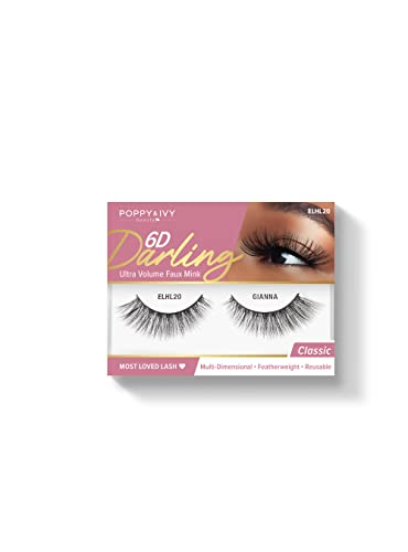 Absolute New York Poppy & Ivy 6D Darling Lashes - Classic (Gianna)