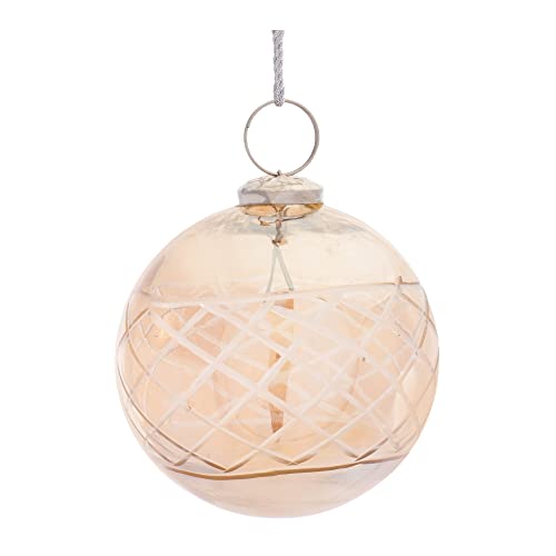 Melrose 87115 Ball Ornament, 3-inch Diameter, Glass
