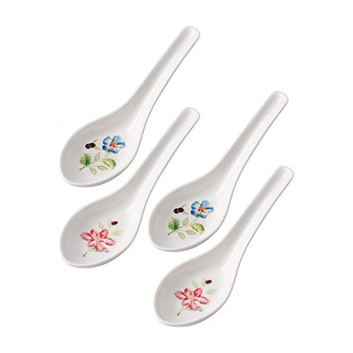 Lenox Butterfly Meadow Soup Spoon Set, 0.44, Multi