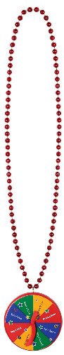 Beistle Beads w/New Year Spinner Medallion Party Accessory (1 count) (1/Card)