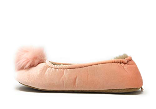 Oooh Yeah Socks Women‚Äö√Ñ√¥s Pom Pom Pnk Pom pom Slippers M (Shoe Size 7/8)