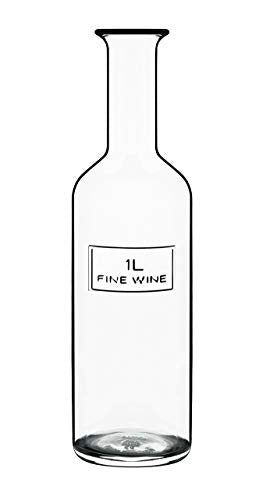 Luigi Bormioli Rocco Optima 34 oz Fine Wine Bottle (1 Piece), Clear