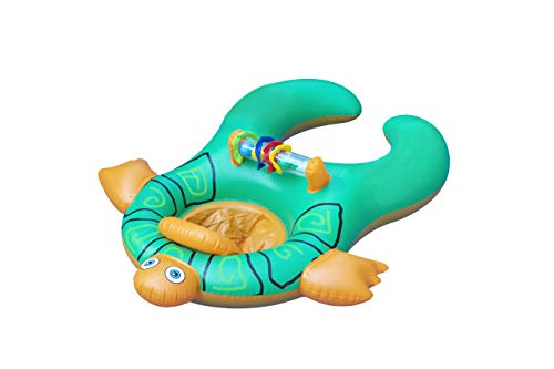 Swimline Inflatable Me and You Baby Seat Pool Toy Float for Swimming Pool, Ages 1-3 Years Old - Styles May Vary