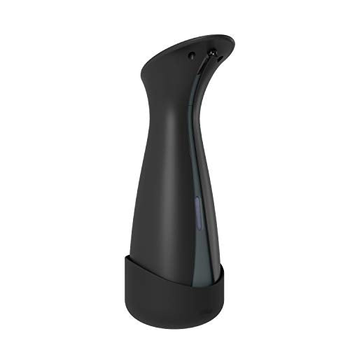 Umbra Otto Automatic Soap Dispenser Touchless, Hands Free Pump for Kitchen or Bathroom, Regular, Black