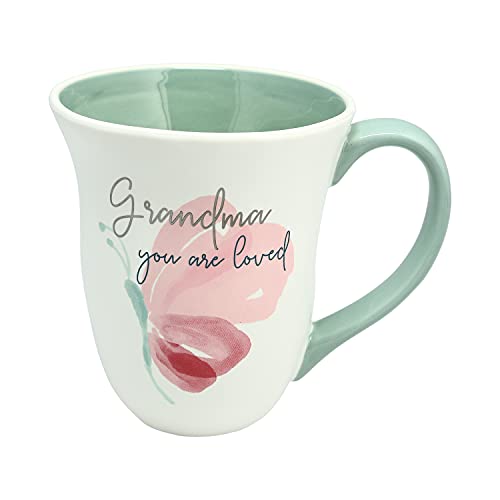 Pavilion - 16 oz Large Coffee Cup Mug Grandma You Are So Loved Watercolor Butterfly