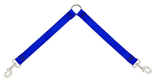 Lupine Pet Coupler for Walking Two Medium or Larger Dogs Together, 1" Wide Blue by Lupine, 24" Long