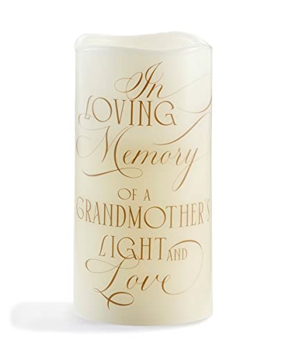 Giftcraft 474092 Grandmother Wax LED Flameless Candle, 5.90-inch Height