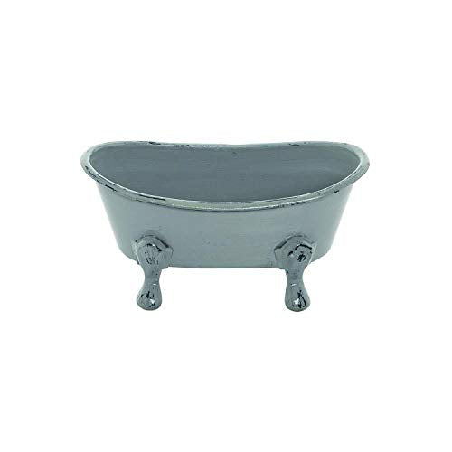 Foreside Mini Gray Bathtub Soap Dish