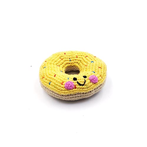 Pebble Friendly Doughnut Rattle - Chocolate