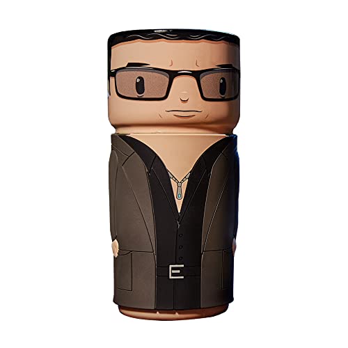 CosCups by Numskull Jurassic World Ian Malcolm Ceramic Mug Gift with Rubber Sleeve 400ml - Official Jurassic Park Merchandise