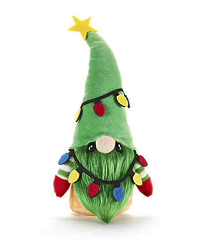 Giftcraft 474530 Christmas Tree Gnome, 10 inch, Polyester, Fraser