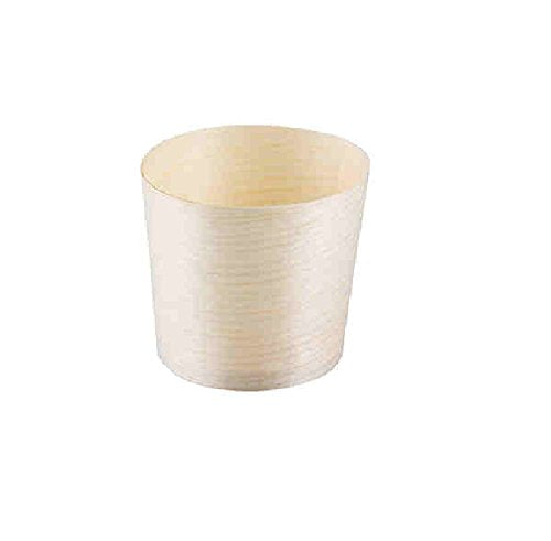 Tablecraft Table Craft  Wooden Eco Paper Cups (Pack of 50