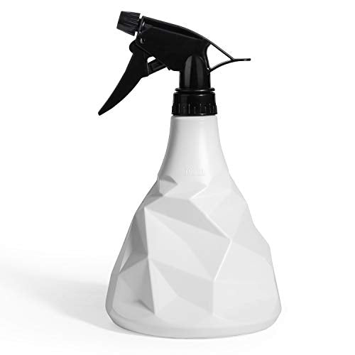 T4U Plant Mister Spray Bottle Plastic 23oz Fine Mist White, Adjustable Nozzle Trigger Bottle Indoor Outdoor Use Watering Can for House Plants Potted Flowers Herbs Bonsai Orchids