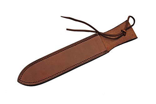 SZCO Supplies 14" Brown Genuine Leather Dagger/Knife Sheath (SHE-661214)