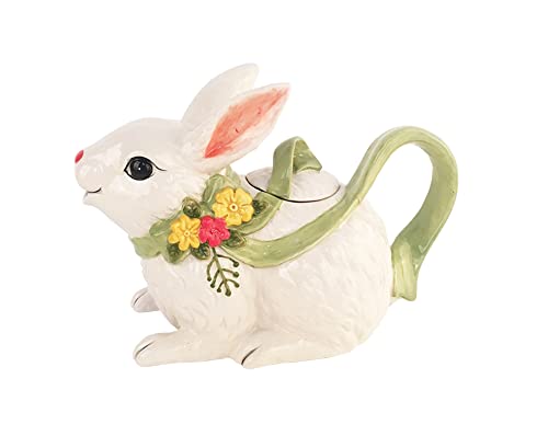 Blue Sky Clayworks 21258 Blossom Bunny Teapot