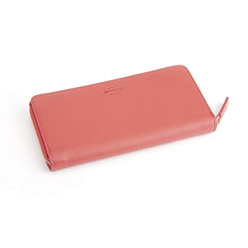 Royce Leather RFID Blocking Continental Wallet - Red