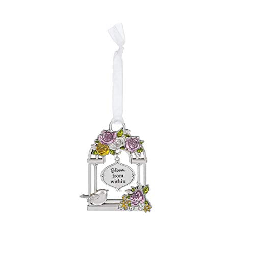 Ganz ER61592 Bloom from Within Ornament, 4-inch Height, Multicolor