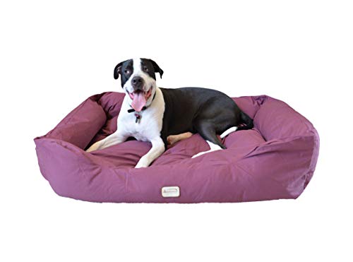 Armarkat Pet Bed 41-Inch by 30-Inch D01FJH-Large, Burgundy