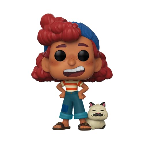 EE Distribution Funko Pop! Disney: Luca √ê Giulia Marcovaldo with Machiavelli Vinyl Figure, 3.75 inches