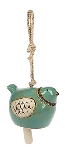 Ganz Bird Stoneware Bell Hanging Ornament