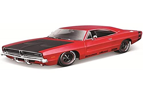 Maisto 1:24 Design Classic Muscle 1969 Dodge Charger R/T - Red