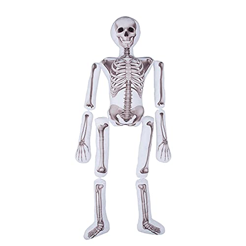 Fun Express Halloween Plush Skeleton Pillow - Home Decor - 1 Piece