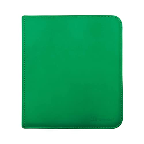Ultra Pro E-15741 Ultra Pro-12 Pocket Zippered Pro Binder-Green, Medium
