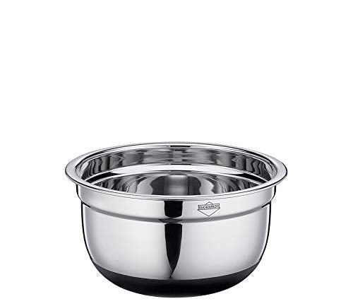 Frieling K√ºchenprofi Stainless Steel Kuchenprofi Silicone Bottom Non-Slip Mixing Bowl, 1.5 Quart