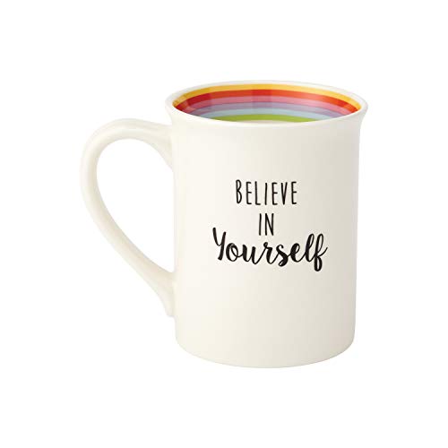 Enesco Our Our Name Is Mud Magical Unicorn Stoneware Sculpted Coffee Mug, 16 oz, Multicolor