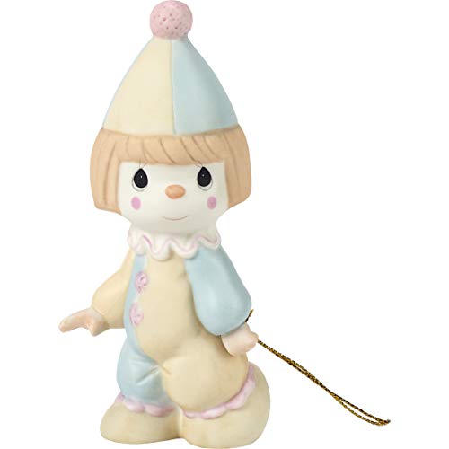 Precious Moments,  Bless The Days Of Our Youth, Birthday Train Bisque Porcelain Figurine, 142019