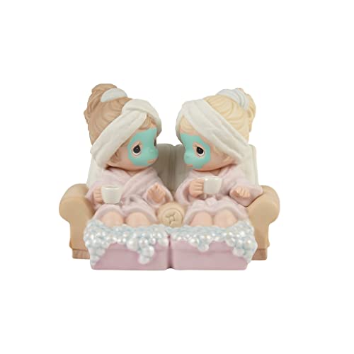 Precious Moments Two Girls with Masks Spa Day Figurine