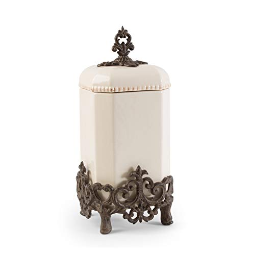 Gerson Provencial Large Cream Canister - GG Collection
