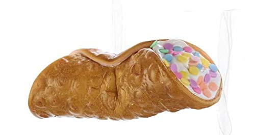 Kurt Adler 4.5 Inch Foam Cannoli Ornament - with Lentils