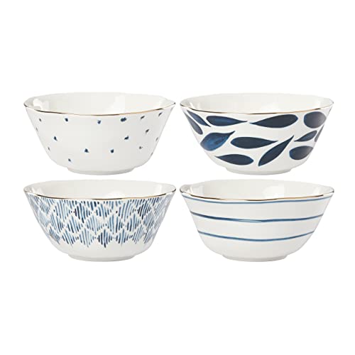 Lenox Blue Bay 4-Piece All Purpose Bowl Set, 3.60 LB