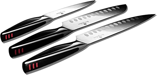 BERLINGER HAUS -3 Piece Kitchen Knife Set Laser Cut Stainless Steel Blade ‚Äö√Ñ√¨ With Versatile Functionality, Ergonomically Designed Durable Non-Slip Handle & Eco Friendly PFOA, Lead, Cadmium Free