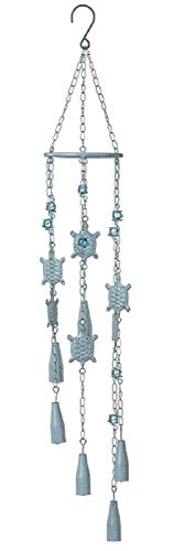 Ganz CG174835 Bluewash Turtle Windchime, 34-inch Height