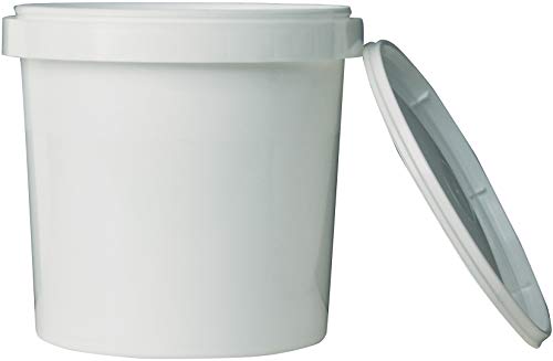 Jacquard White Quart Tub Container