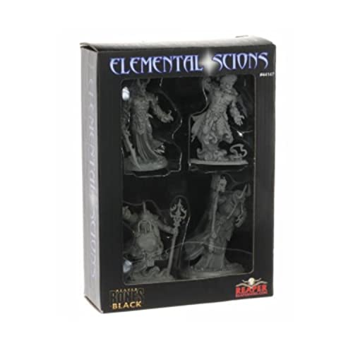 Reaper Miniatures Bones Black: Elemental Scions Boxed Set