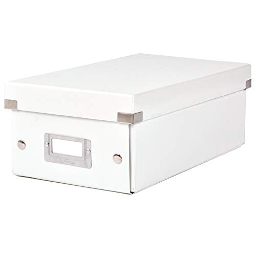 ACCO (Office) Xyron Click N Store Craft Storage Boxes, Small, 7-1/2" x 13-1/2" x 4-1/2", White (627123)