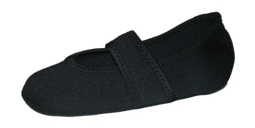 Calla Nufoot Betsy Lou Women's Shoes, Best Foldable & Flexible Flats, Slipper Socks, Travel Slippers & Exercise Shoes, Dance Shoes, Yoga Socks, House Shoes, Indoor Slippers, Black, X-Large