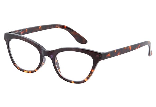 I Heart Eyewear Lucinda Reading Glasses, Black Tortoise, 1.5