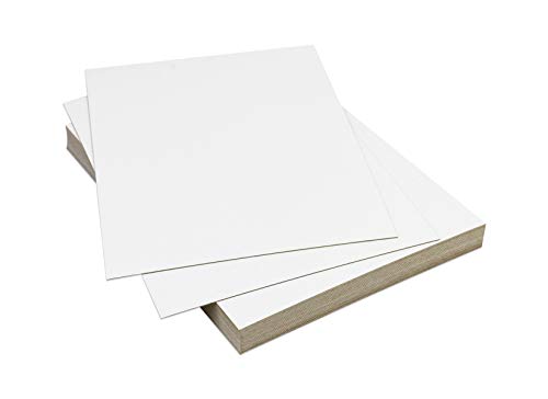 Hygloss Products Cardboard-Tagboard for Crafts, Backing for Photos and Documents, Scrapbooking and More-Approx. 28 pt. Thickness-8 x 10 inches-Pack of 25, 8 x 10-Inch, None