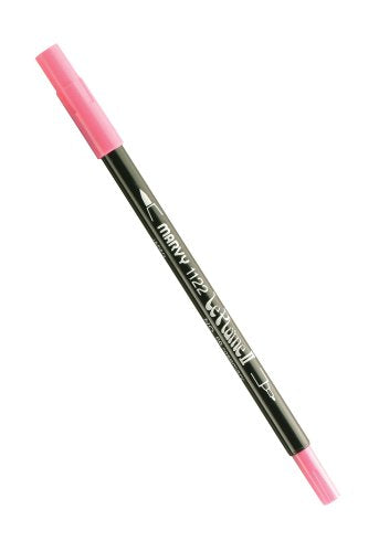 Uchida Marvy Extra Fine Tip Le Plume II Double Ender Marker Pen Art Supplies, Rosemarie