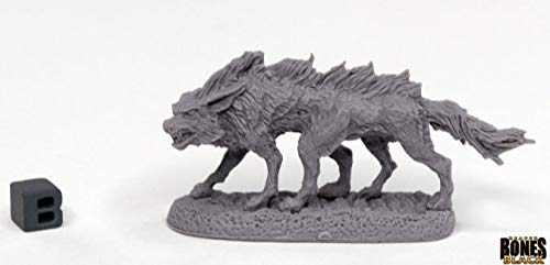REAPER Miniatures: 44025 - Bloodwolf Bones Black Fantasy Miniature