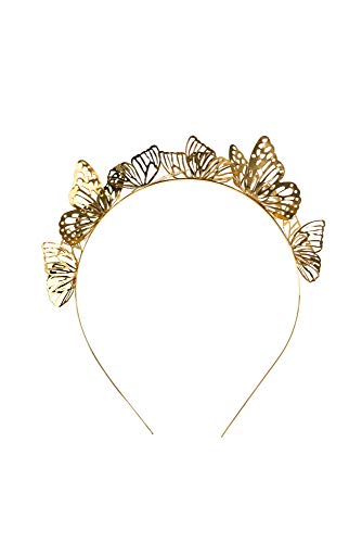 amscan Butterfly Headband | Gold | 1 Pc.
