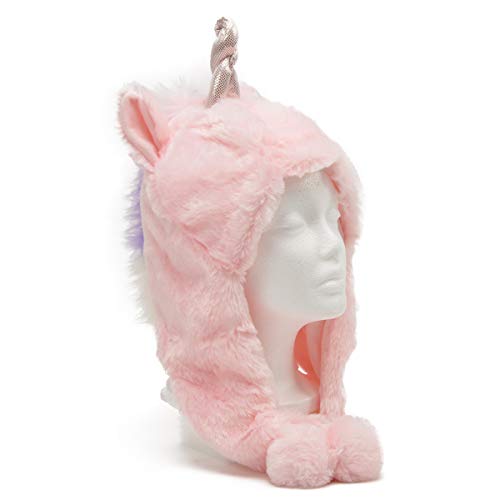 Unipak 2122UPK Pink Unicorn Hat with Pompom, 16-inch High, Small