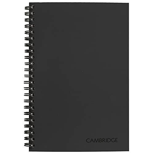 ACCO (School) Mead Cambridge Wirebound Business Notebook, Ruled, 4-7/8" x 8", 80 White Sheets per Pad, Gray (06096)